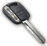 Transponder car key